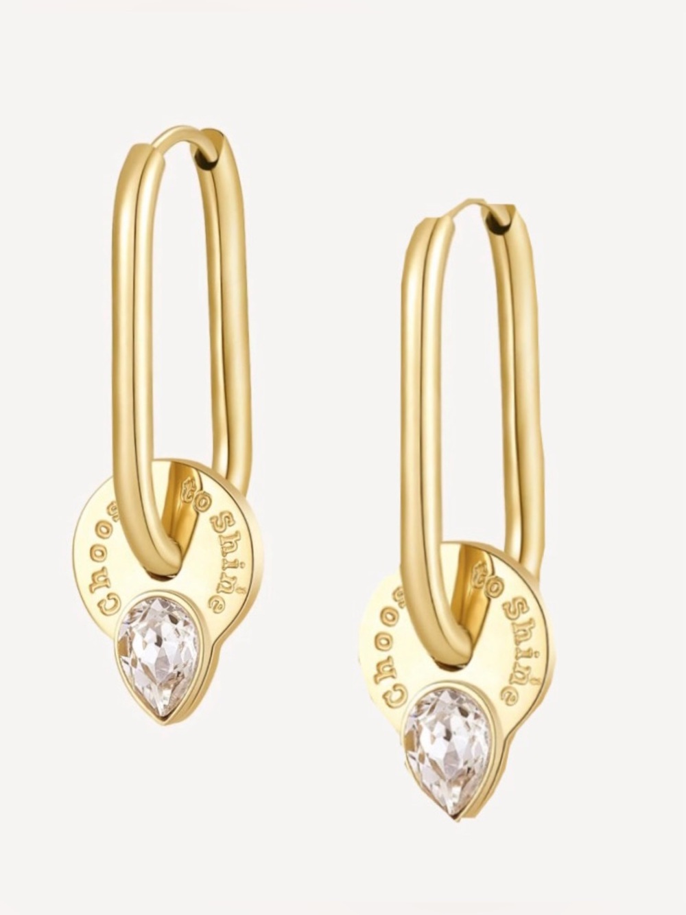 Brosway Chakra Earring Oval Crystal BHKE114 Choose To Shine Stainless Steel New